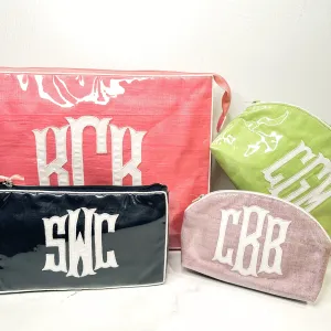 Tiana NY Monogram Pouches