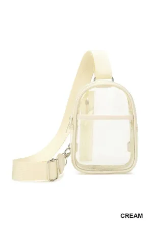 ZE310 - CLEAR BAG CROSSBODY