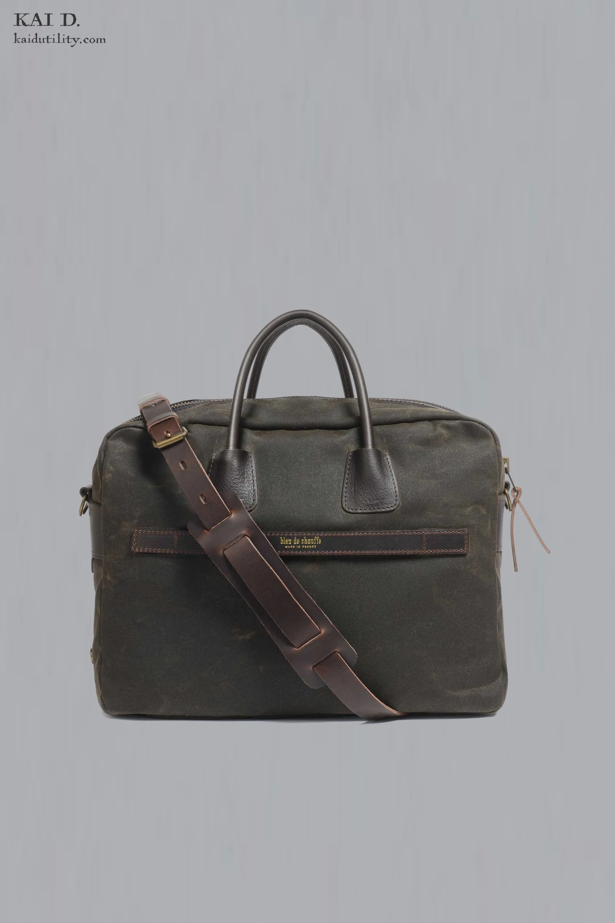 Zeppo Business Bag - Canvas   Leather