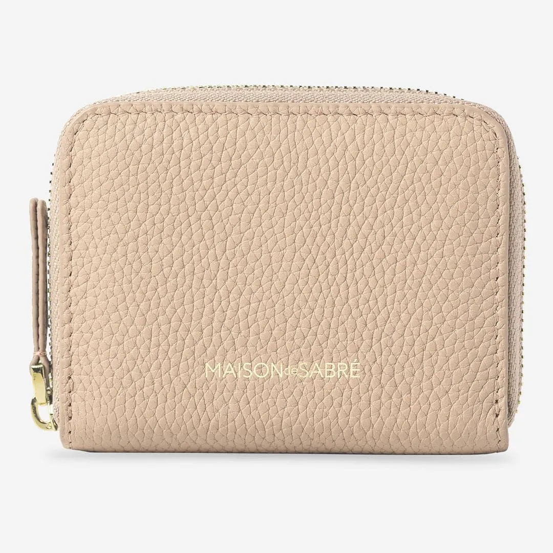 Zipped Wallet - Saharan Nude